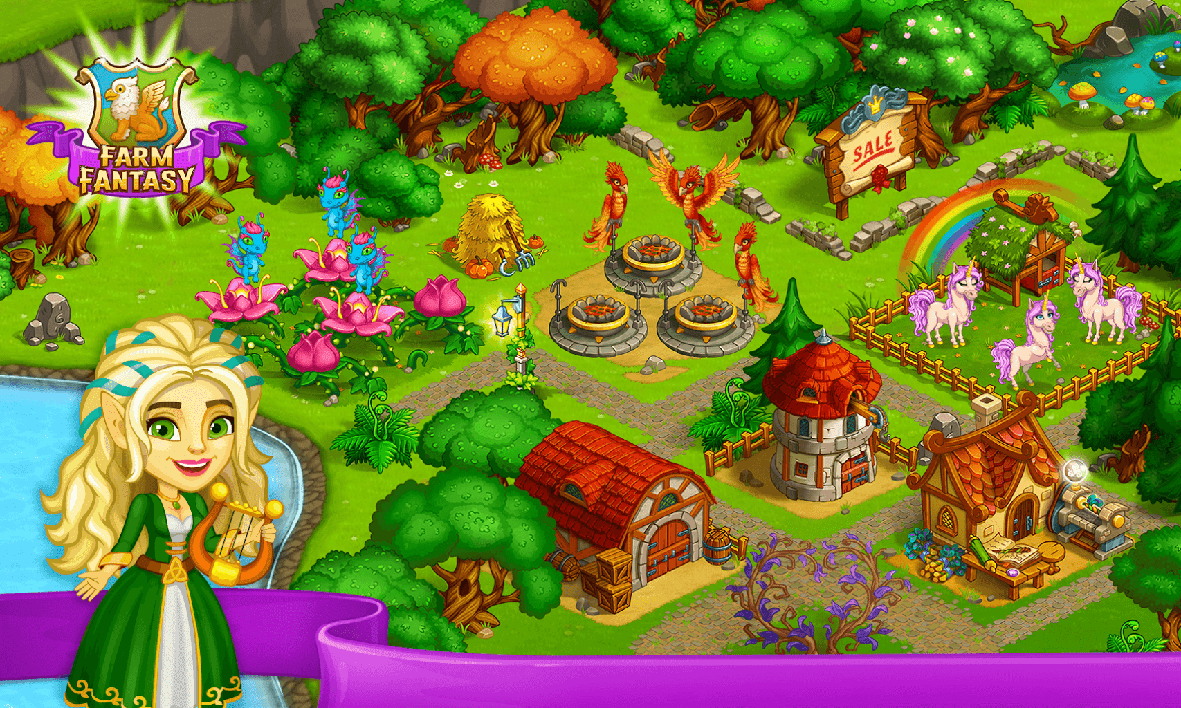 Ферма новелла. Игра Fairy Farm. Магическая ферма игра. Волшебная ферма игра на андроид. Волшебная ферма игра на ПК.
