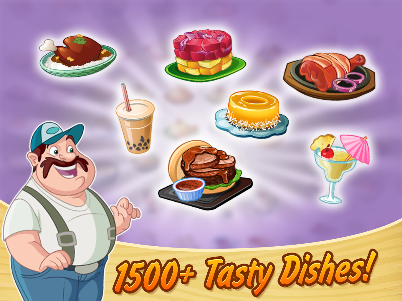 Download Kitchen Scramble Cooking Game 955 APK MOD Fast Cookin