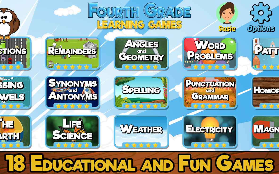 Download Fourth Grade Learning Games 4.4 APK (MOD all open