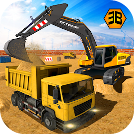 Heavy Excavator Crane - City Construction Sim 2017