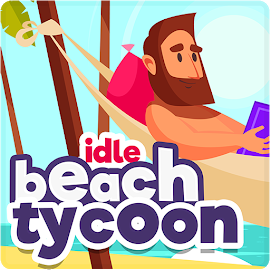 Idle Beach Tycoon : Cash Manager Simulator